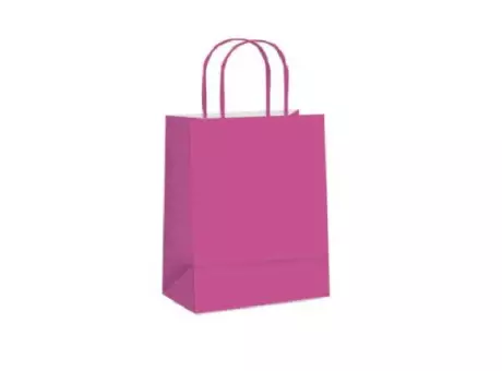 BOLSA PAPEL GRD LISO PINK 32X26,5X13