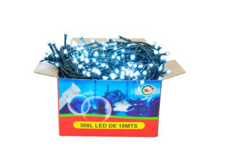 LUCES LED NAVIDEÑAS BLANCO 300L - 18MTS 91212