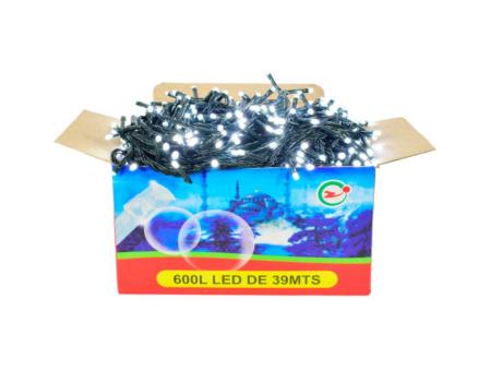 LUCES LED NAVIDEÑAS BLANCO 600L -39MTS 91252