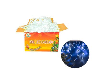 Imagen miniatura de LUCES LED NAVIDEÑAS CASCADA 200L - BLANCA 9504-2