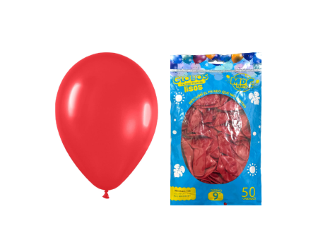 GLOBOS MDC ROJO 9\\" CM02457 X50 300CX