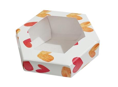 CAJA HEXAGONAL CORAZON GER009.11