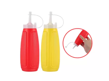 CONDIMENTERO KETCHUP Y MOSTAZA ROJO/AMARILLO