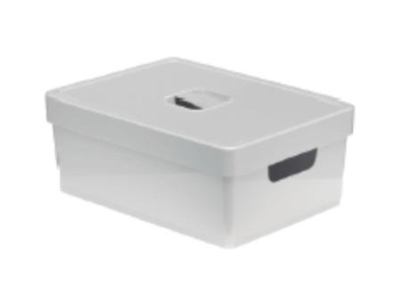 CAJA ORG. CON TAPA 16 LITROS GRIS R. 503.006.059 NITRON