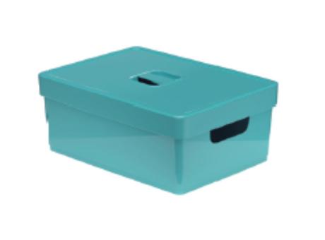 CAJA ORG. CON TAPA 16 LITROS VERDE R. 503.006.058 NITRON