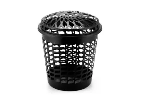 Imagen miniatura de CESTO DE ROPA NEGRA CON TAPA 30 L R. 2531 PLASNEW