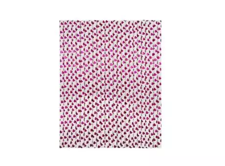 PAJITA PAPEL 25P (19.5CM) CORAZON ROSADO