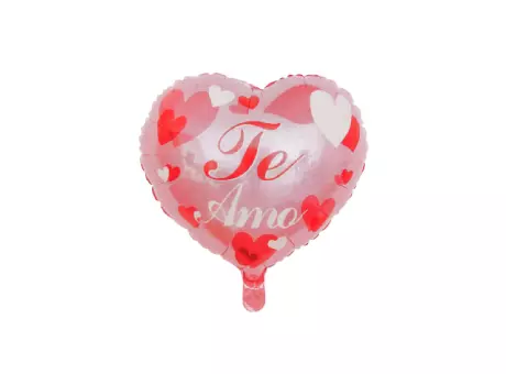 GLOBO CORAZON \\"TE AMO\\" (45CM) ROSADO