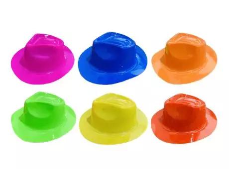 Imagen miniatura de SOMBRERO PLAST. COWBOY COLOR A1189