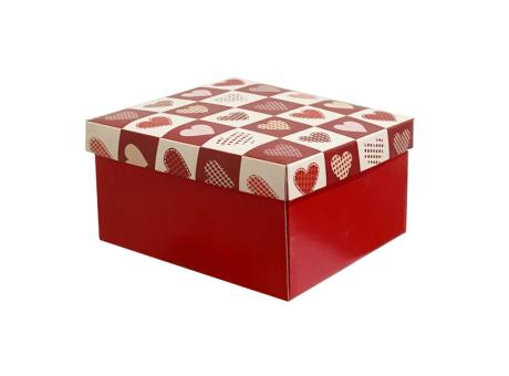 CAJA DUPLEX PQ 21058 CORAZON ROJO EST