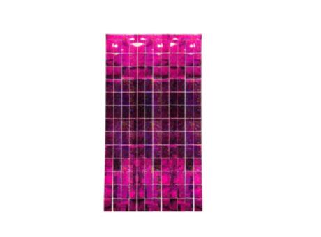 CORTINA SHIMMER LÁSER FUCSIA MDC 1*2M CM02289