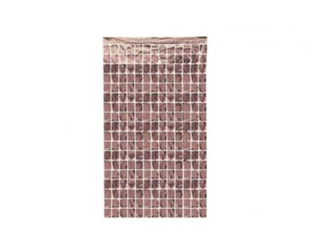 CORTINA SHIMMER LÁSER ROSÉ MDC 1*2M CM0228