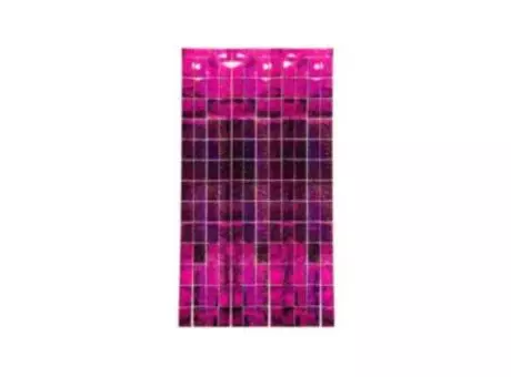 CORTINA SHIMMER METALIZADA FUCSIA MDC 1*2M CM02442