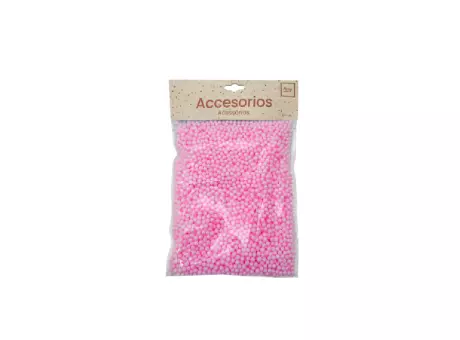 Imagen miniatura de BOLITAS DE ISOPOR ROSADO