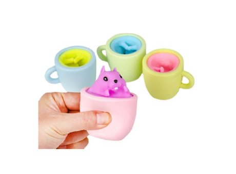 SQUISHY TAZA C/ ANIMAL A1732 X1