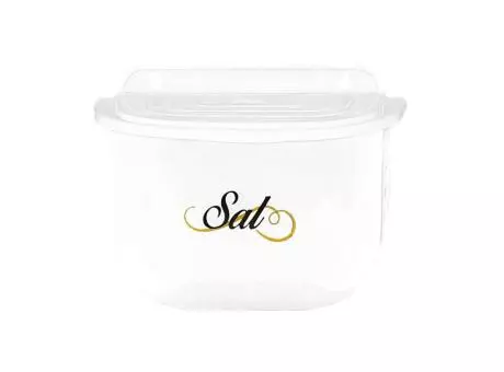 SALERO TRANSPARENTE CON TAPA BLANCA R. 067.012.002 NITRON