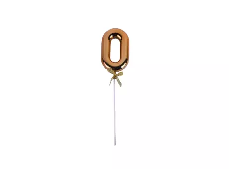Imagen miniatura de TOPPER NUMERO 0 ORO CM02225 X1 300CX
