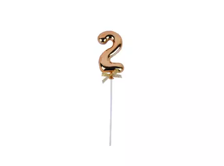 TOPPER NUMERO 2 ORO CM02225 X1 300CX