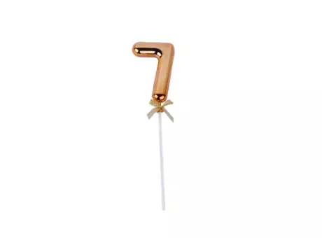 TOPPER NUMERO 7 ORO CM02225 X1 300CX