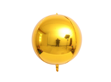GLOBO PLAST 4D 22 DISCO DORADO. A1539 X1