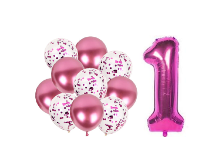 SET GLOBOS 1 AÑO ROSE CM01981 X13