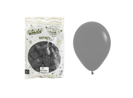 GLOBO MDC RETRO 9\\" GRIS PREM CM03624 X50