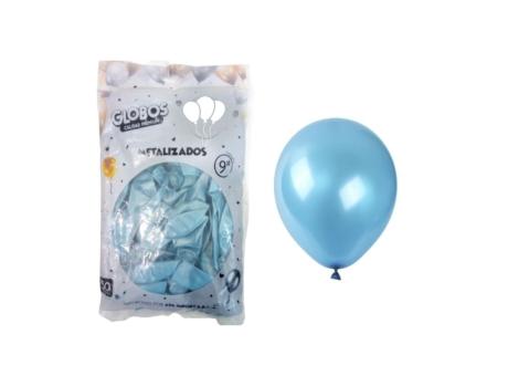 GLOBOS MDC METAL CELESTE 9\\" CM03623 X50