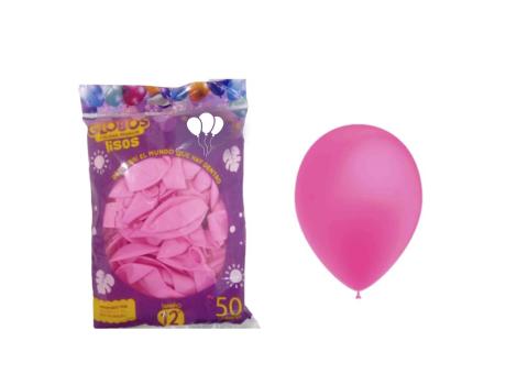 GLOBOS MDC ROSA 12\\" CM02459 X50