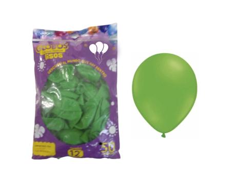 GLOBOS MDC VERDE 12\\" CM02459 X50