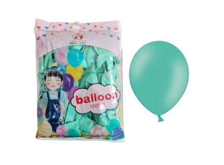 GLOBOS PASTEL TIFFANY 10\\" A1372 X100