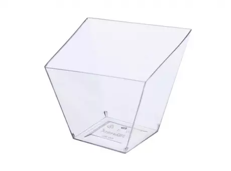 PRF POTE MINI CUADRADO CRISTAL CX 48X10 UND