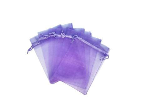 BOLSA ORGANZA 10P (15X20CM) PURPURA