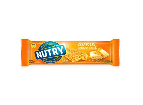 BARRA DE CEREAL NUTRY AVENA, BANANA Y MIEL 24X22GR