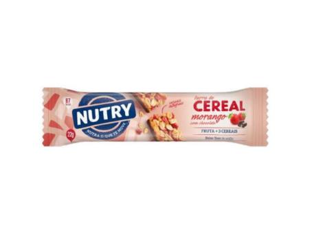 BARRA DE CEREAL NUTRY FRUTILLA C/CHOCOLATE 24X22GR