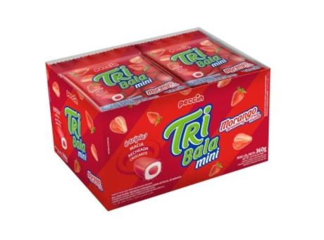 PECCIN MAST 360 GR TRIBALA MINI FRUTILLA 12 UND