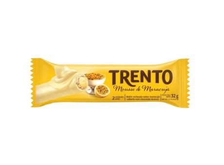 CHOCOLATE TRENTO RELLENO 32G MBURUCUJA 16 UND