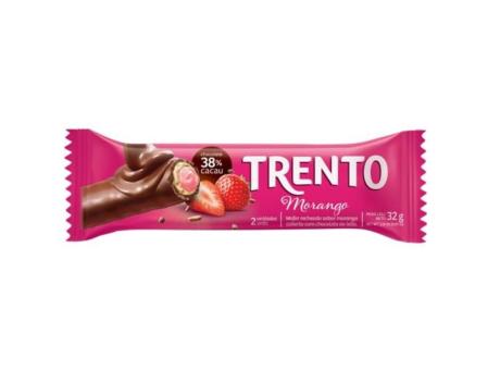 CHOCOLATE TRENTO RELLENO 32G FRUTILLA