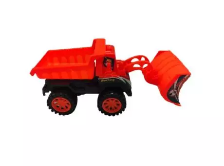 Imagen miniatura de JUGUETE TRACTOR/CONSTRUCCION PLASTICO EN BOLSITA INERCIA, DIFERENTES COLORES,15*11*6CM