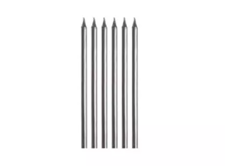 VELA PALITO 25CM PLATA A1492