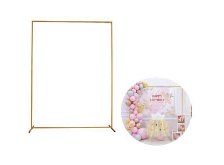 Imagen de ARCO CUADRADO PARA GLOBOS (1.5X2M) DORADO