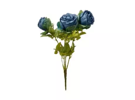 FLOR ARTIFICIAL ROSA (48CM) AZUL
