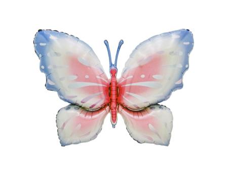 GLOBO MARIPOSA (89X67CM) ROSADO