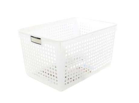 CAJA PLASTICA (18.2X26.4X14.2CM) BLANCO