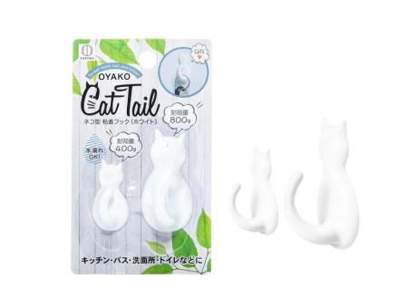 COLGADOR ADHESIVO GATITO 2P (0.4KG/0.8KG)