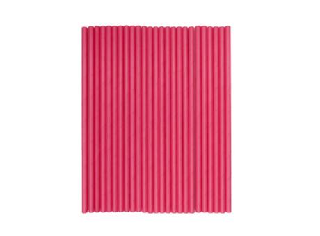 PAJITA PAPEL 25P (19.5CM) FUCSIA