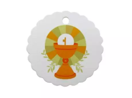ETIQUETA CALIZ 10P (6.5CM) BLANCO