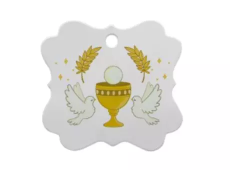 ETIQUETA CALIZ 10P (6.5X6CM) BLANCO