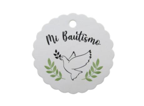 ETIQUETA MI BAUTISMO 10P (6.5CM) BLANCO