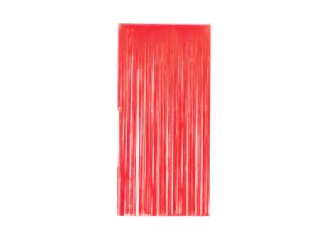 CORTINA NEON ROJO 1X2M