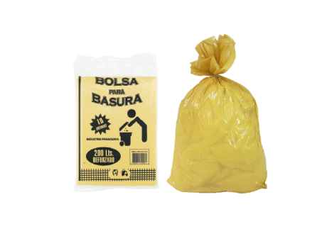BOLSA BASURA REFORZADA 200 LTS